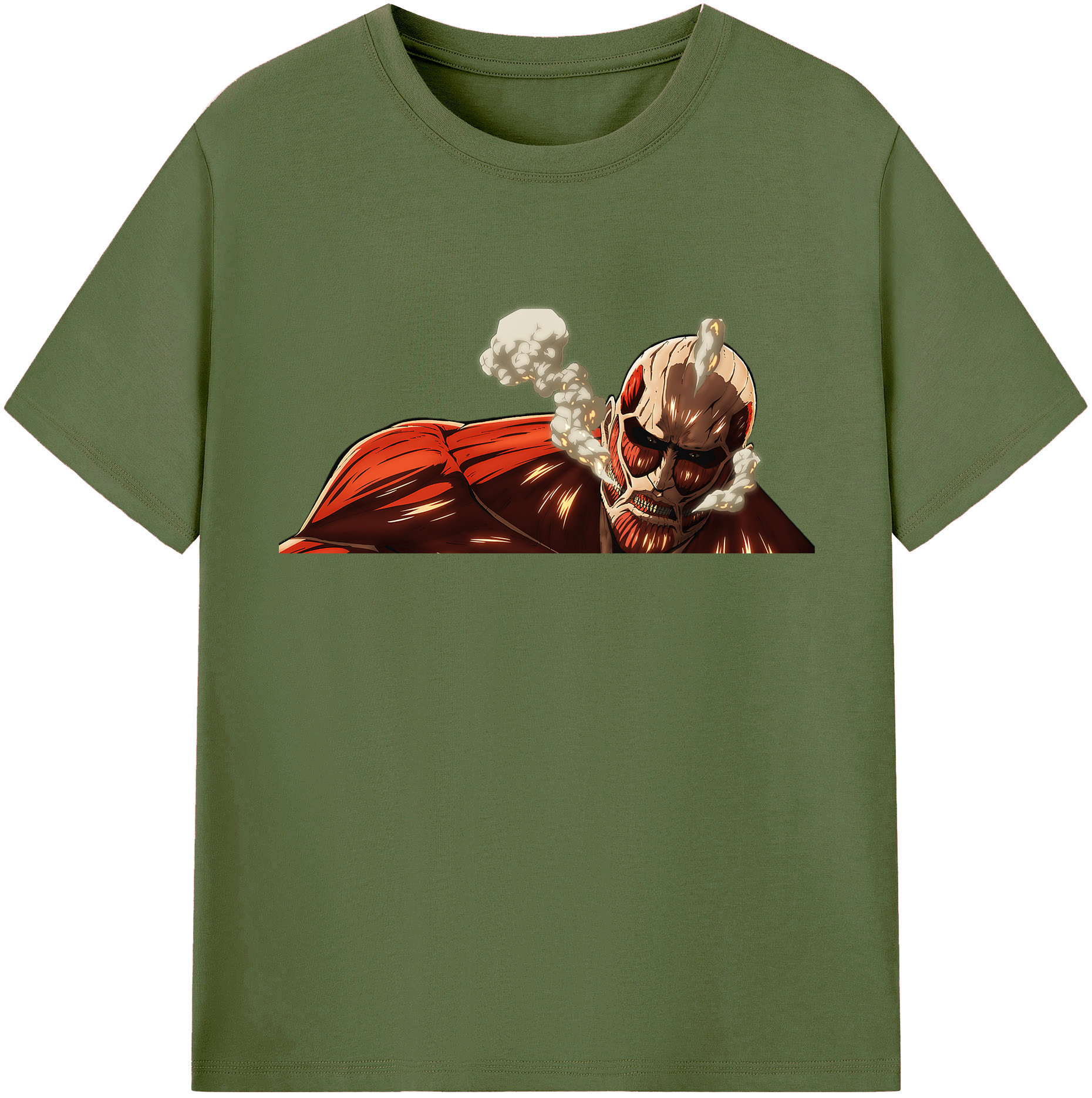 （画像用） 進撃の巨人 Attack on Titan 綿100％半袖Tシャツ（フロントプリント）
